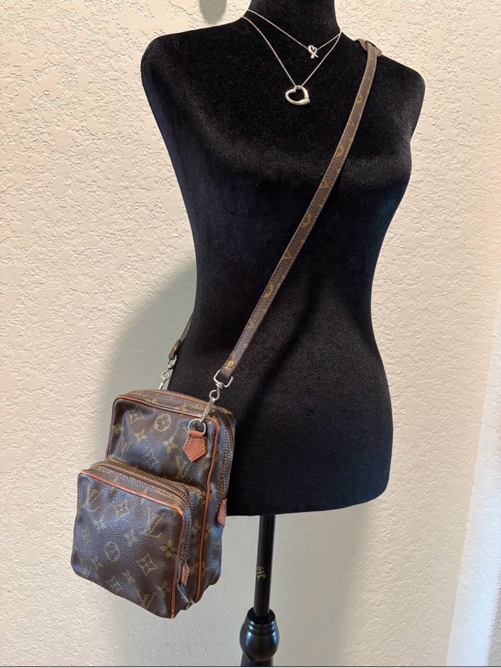 Louis Vuitton Mini Amazon Brown Monogram LV Shoulder Bag